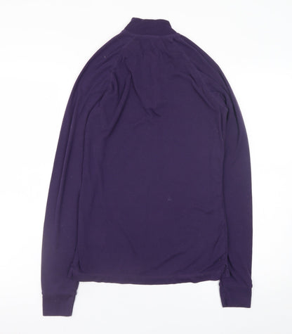Womens UK Size 14 Parallel Purple Pullover Sweatshirt