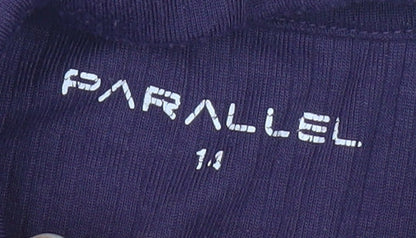 Womens UK Size 14 Parallel Purple Pullover Sweatshirt