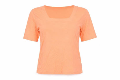 Womens UK Size L Signature Experience Orange Basic T-Shirt