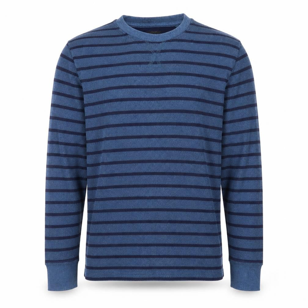 NEXT Teens Blue Striped Cotton Blend Long Sleeve Pullover Jumper XS