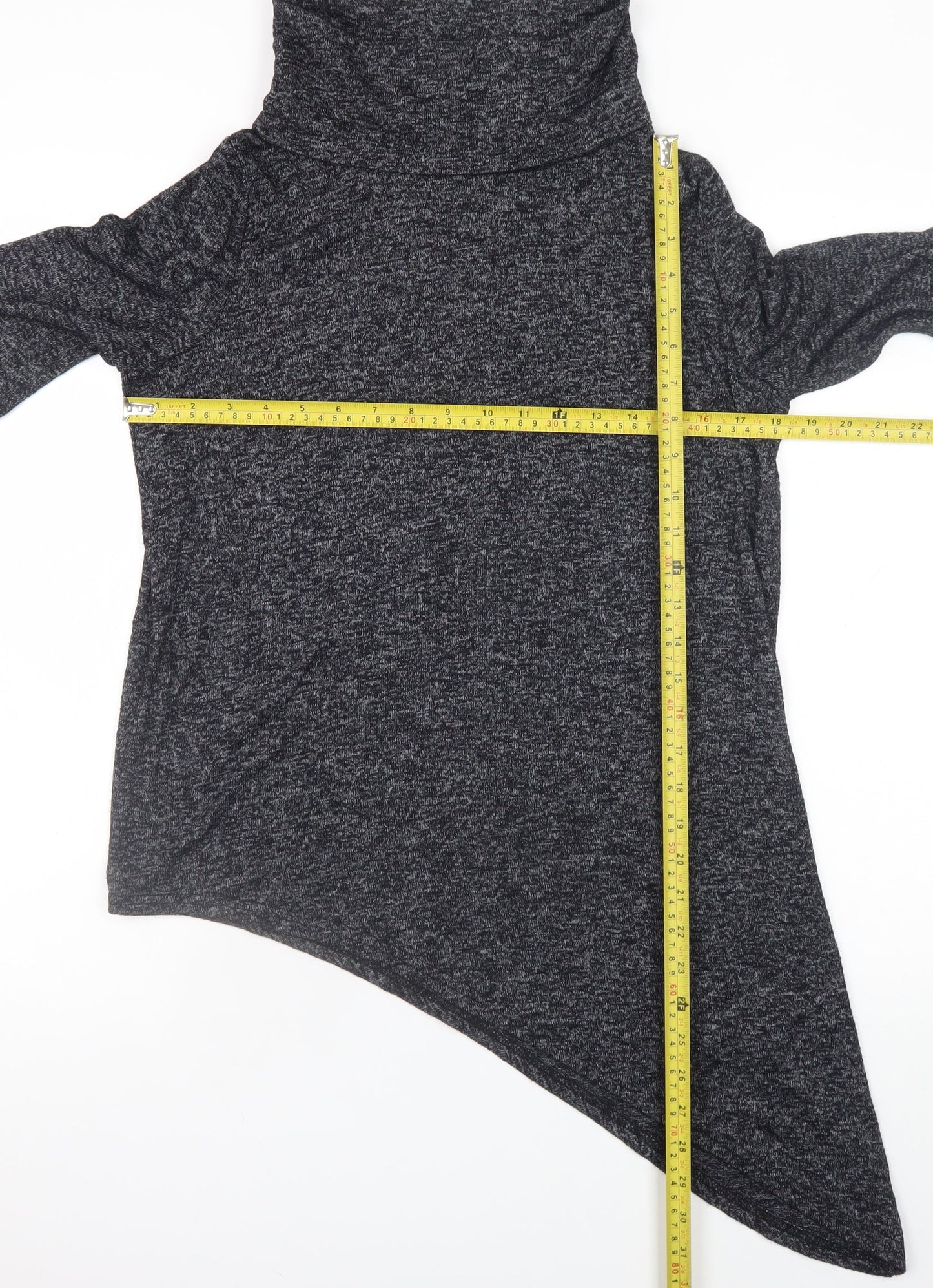 Womens UK Size 12 New Look Grey Pullover Jumper
