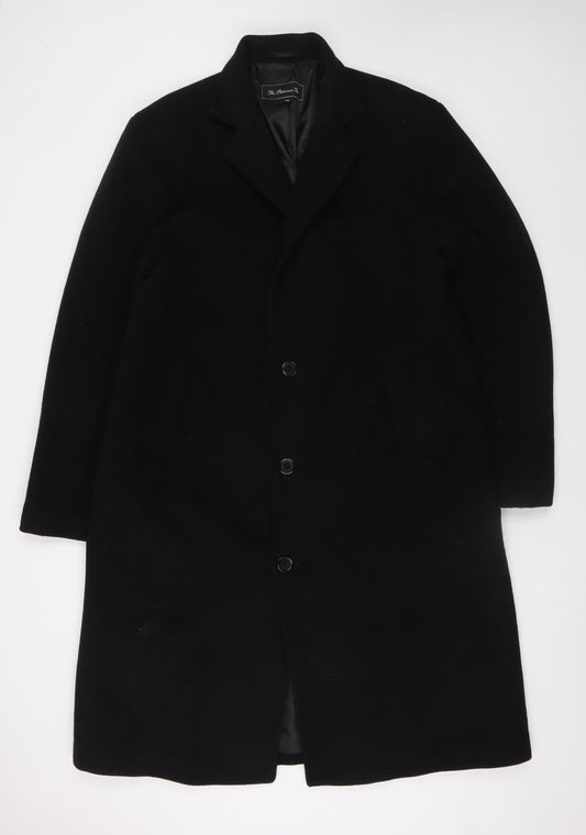 Womens UK Size 18 The Platinum Tailor Black Overcoat