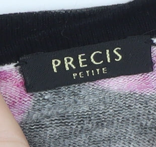 Womens UK Size S Precis Petite Multicoloured Basic Blouse