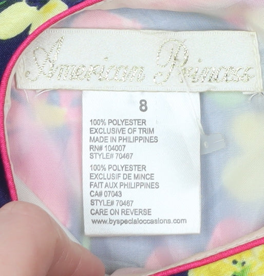Girls UK Size 12 Years American Princess Fit & Flare Dress