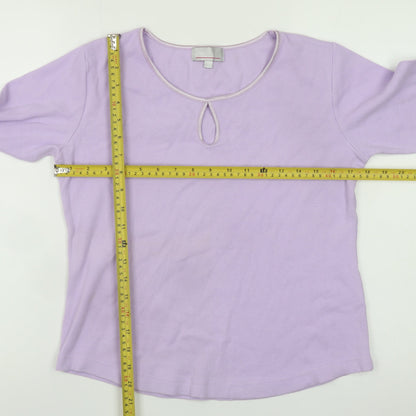 Womens UK Size M Ambrielle Purple Basic Blouse