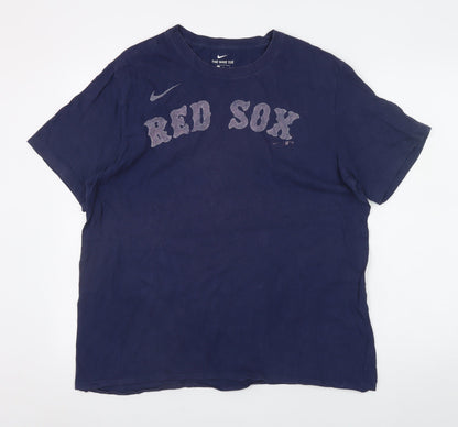 Mens UK Size L Nike Blue  T-Shirt