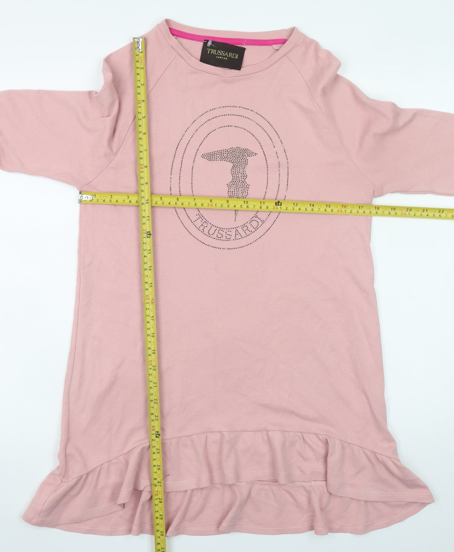 Girls UK Size 16 Years Trussardi T-Shirt Dress