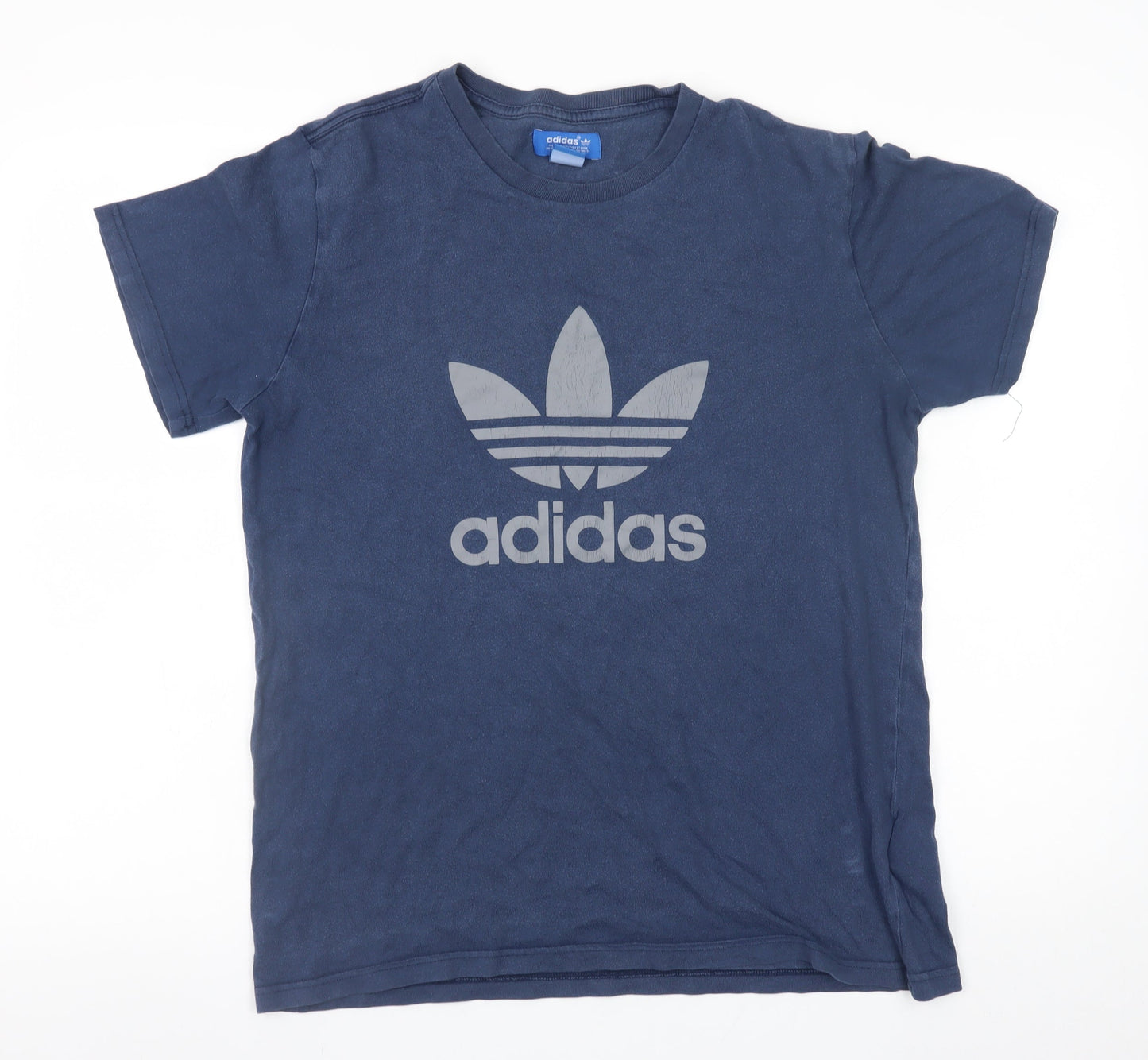 Mens UK Size M adidas Blue  T-Shirt
