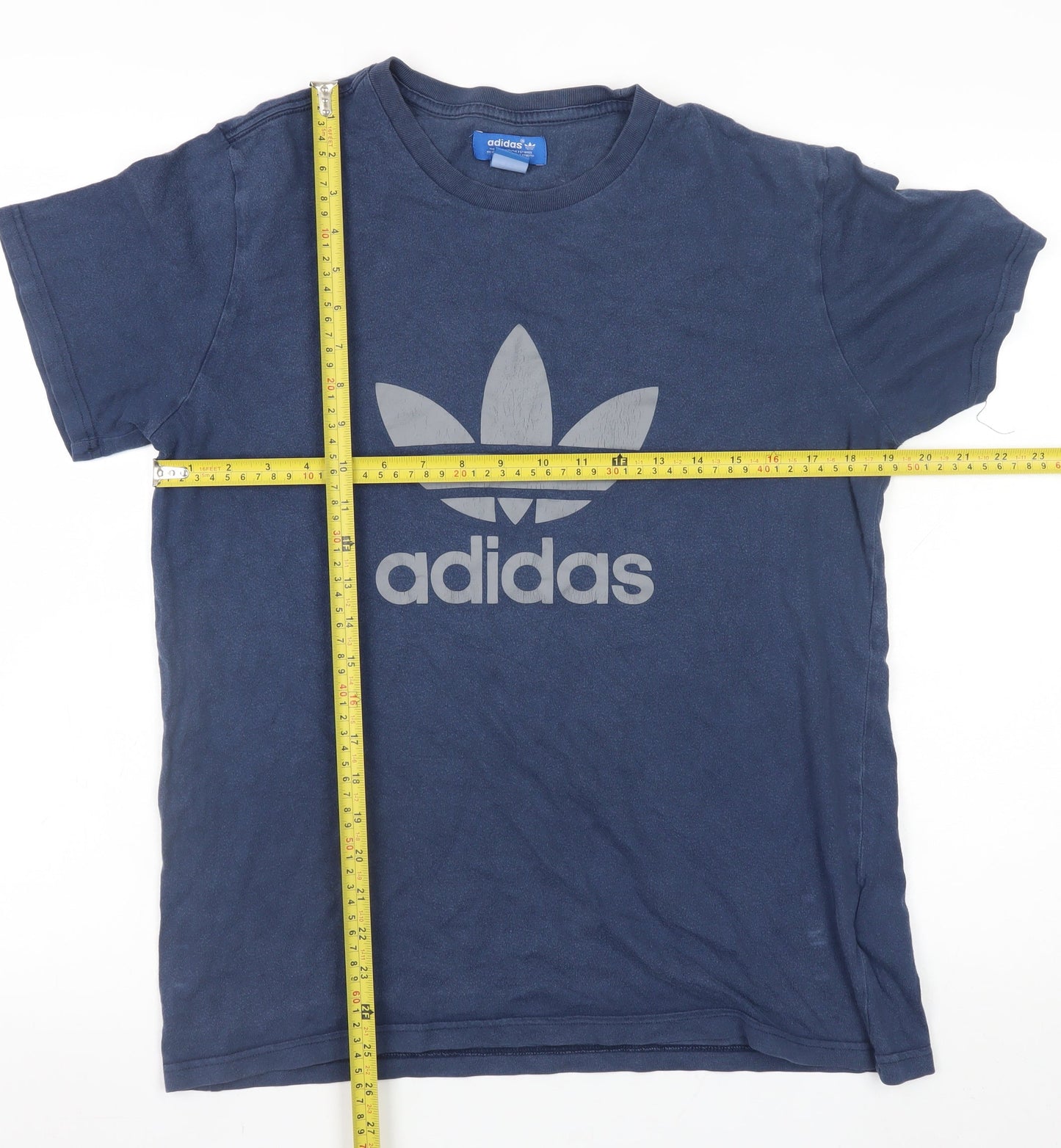 Mens UK Size M adidas Blue  T-Shirt