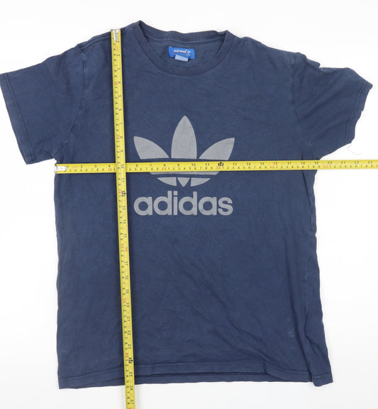 Mens UK Size M adidas Blue  T-Shirt