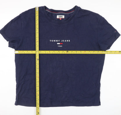 Mens UK Size M Tommy Jeans Blue  T-Shirt