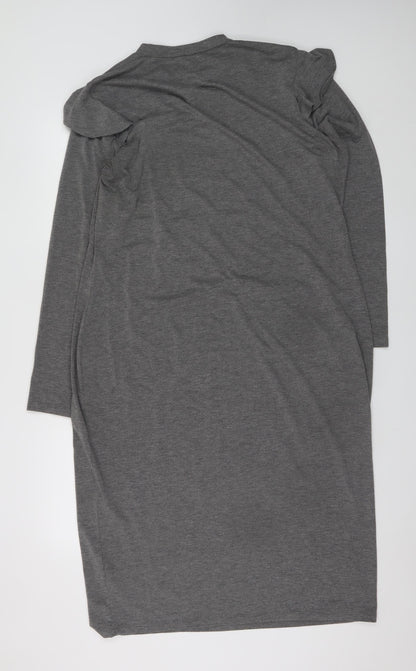 V by Very Women Grey Size 20 Long Sleeve Midi Dress