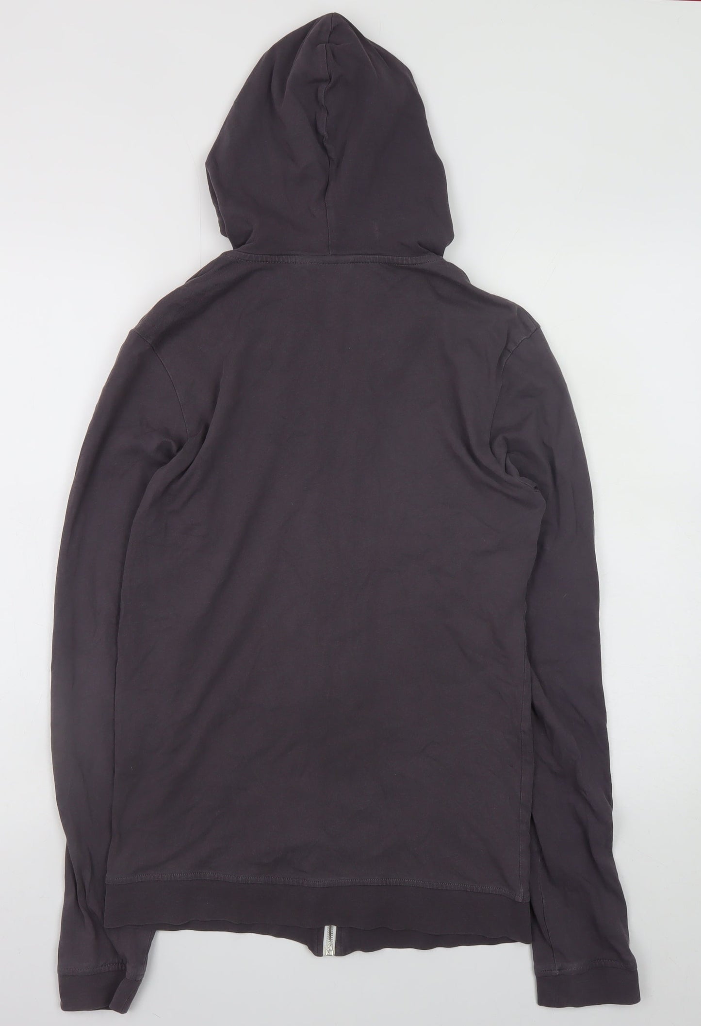 Mens UK Size S 9LESTR Grey Full Zip Hoodie
