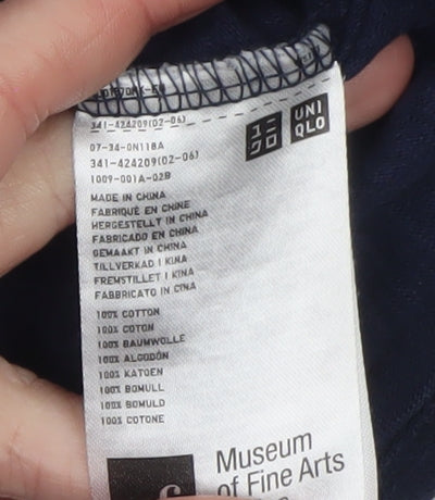 Mens UK Size L Uniqlo Blue  T-Shirt