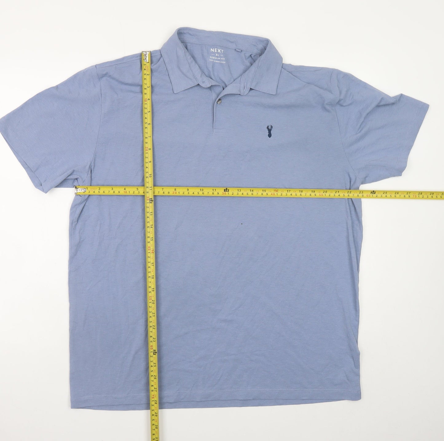 Mens UK Size XL NEXT Cotton Blend Polo Shirt