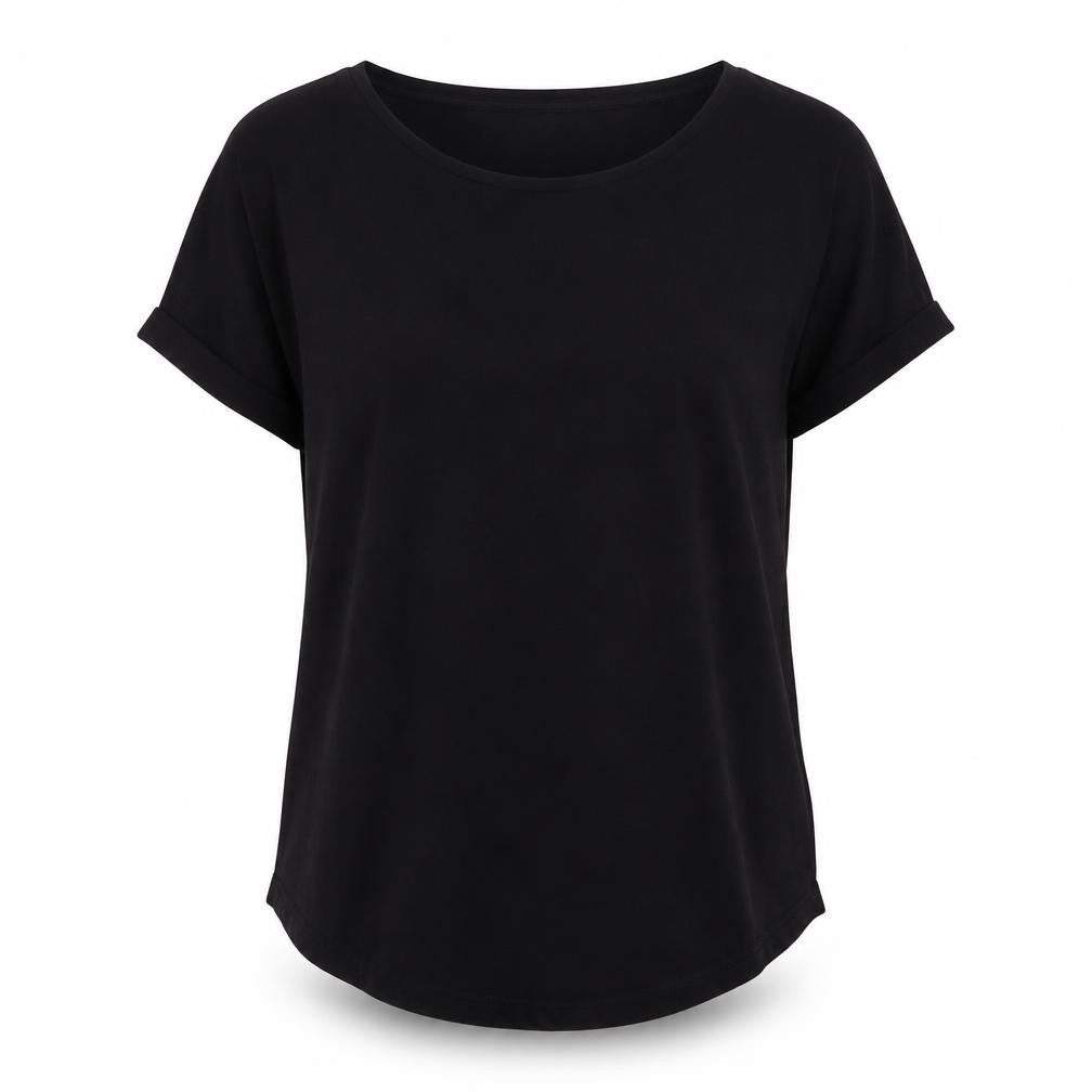 Womens UK Size M H&M Black Basic T-Shirt