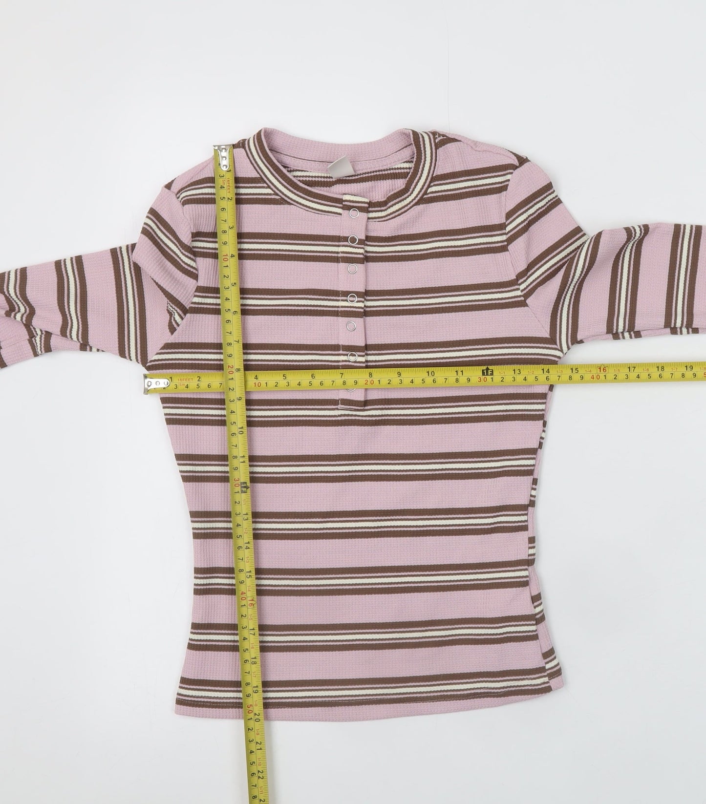 Womens UK Size XS Musera Pink Basic T-Shirt