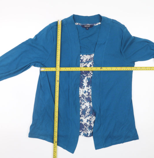 Womens UK Size 16 Maine New England Blue Kimono Blouse