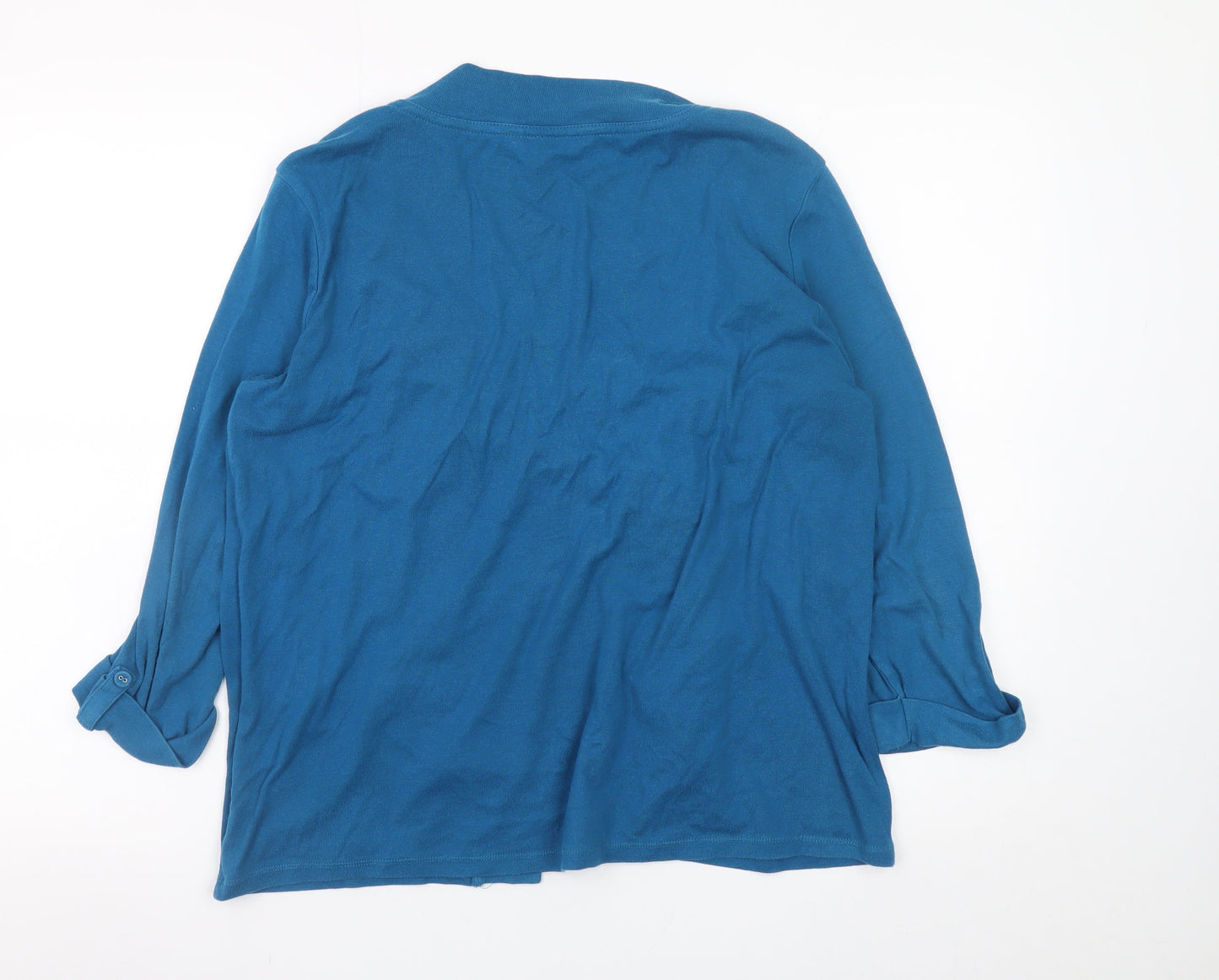 Womens UK Size 16 Maine New England Blue Kimono Blouse