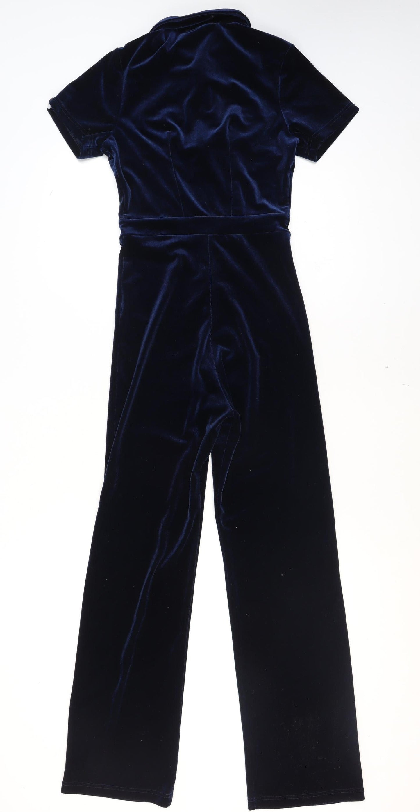 Womens UK Size M Peachy Den One-Piece Blue Jumpsuit