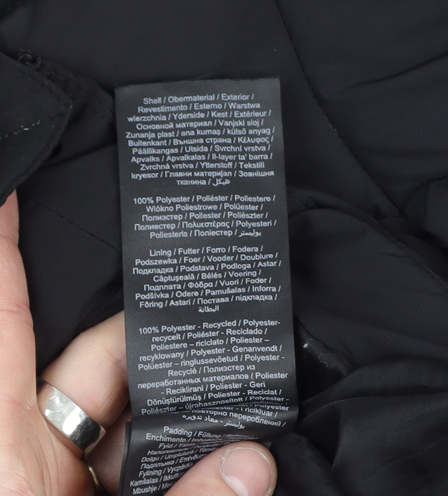 Womens UK Size M Noisy may Black Puffer Jacket
