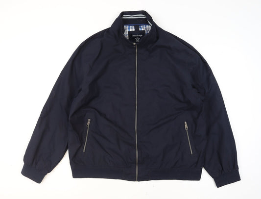 Mens UK Size 2XL James Pringle Blue Bomber Jacket