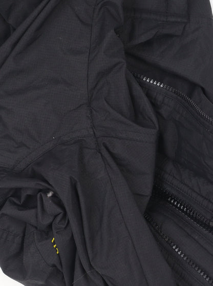 Superdry Women Black Medium Bomber Jacket Windproof Zip Lined