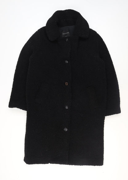 Unisex Adults UK Size S Decjuba Black Overcoat