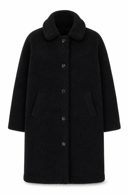 Unisex Adults UK Size S Decjuba Black Overcoat