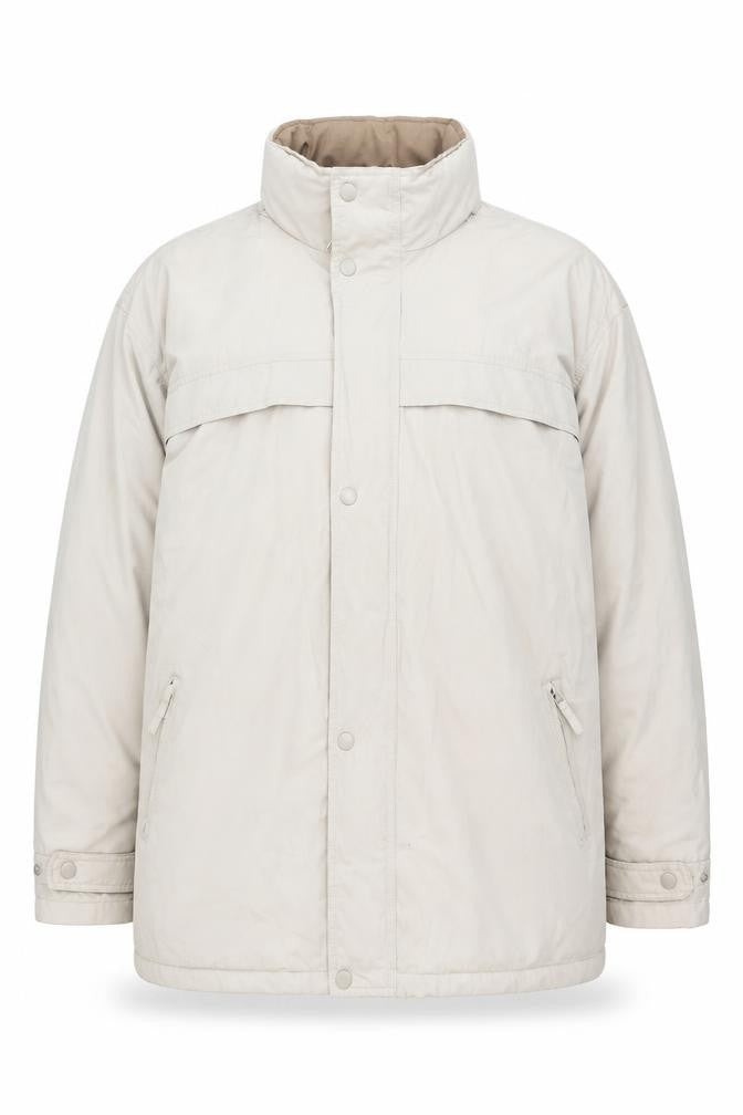 Mens UK Size 2XL ARMANDO Beige Parka Coat