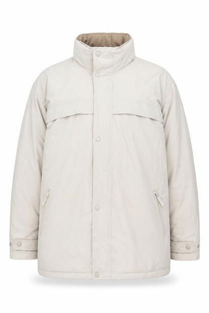 Mens UK Size 2XL ARMANDO Beige Parka Coat