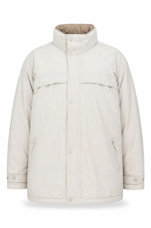 Mens UK Size 2XL ARMANDO Beige Parka Coat