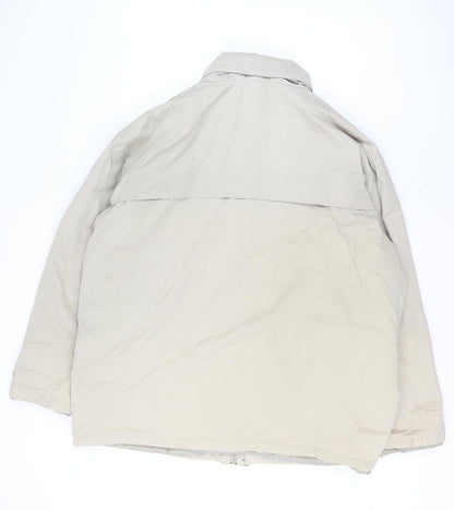 Mens UK Size 2XL ARMANDO Beige Parka Coat
