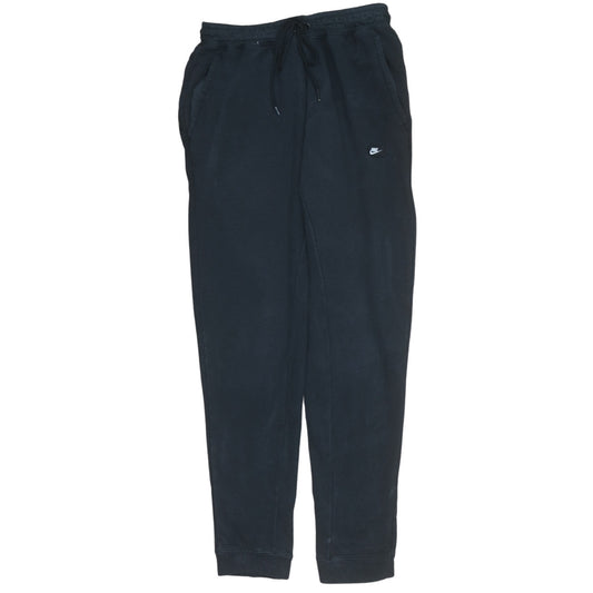 Mens UK Size M Nike Regular Fit Jogger Black Trousers