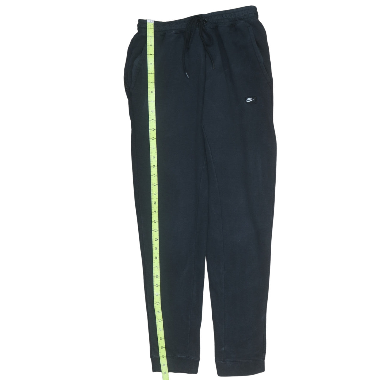 Mens UK Size M Nike Regular Fit Jogger Black Trousers