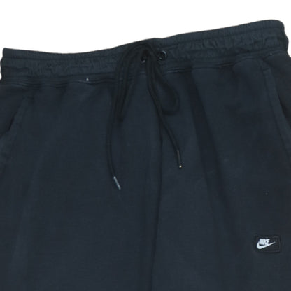 Mens UK Size M Nike Regular Fit Jogger Black Trousers