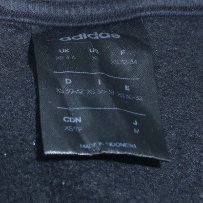 Womens UK Size XS adidas Black Pullover Sweatshirt