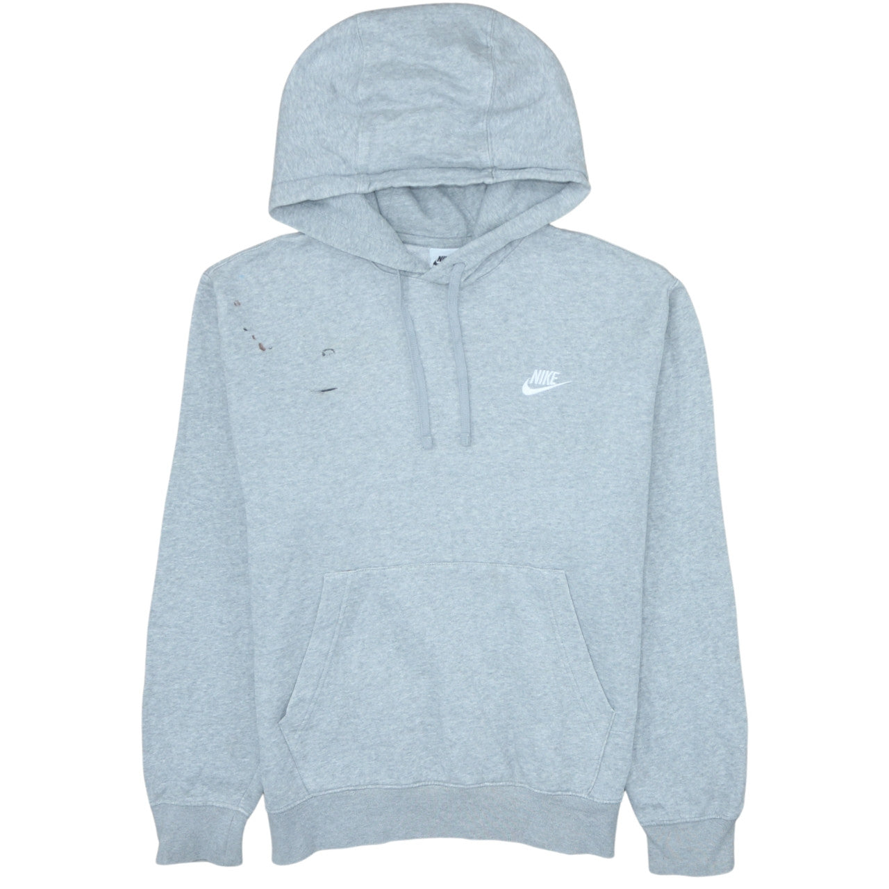 Mens UK Size S Nike Grey Pullover Hoodie