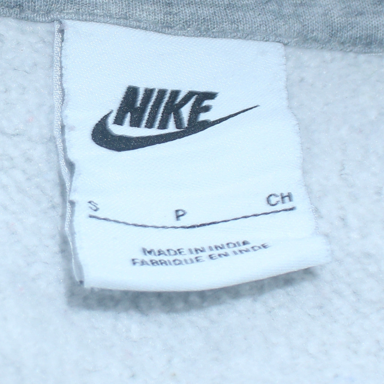 Mens UK Size S Nike Grey Pullover Hoodie