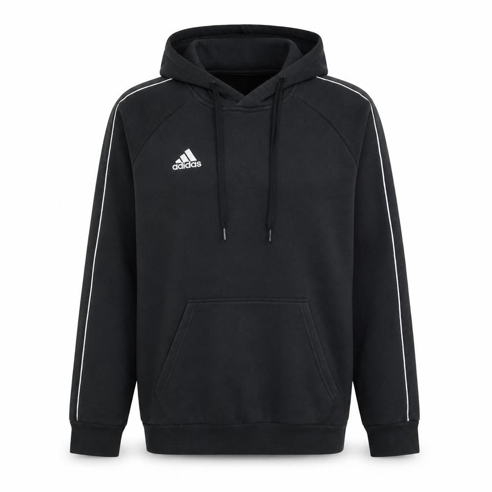 Mens UK Size M adidas Black Pullover Hoodie