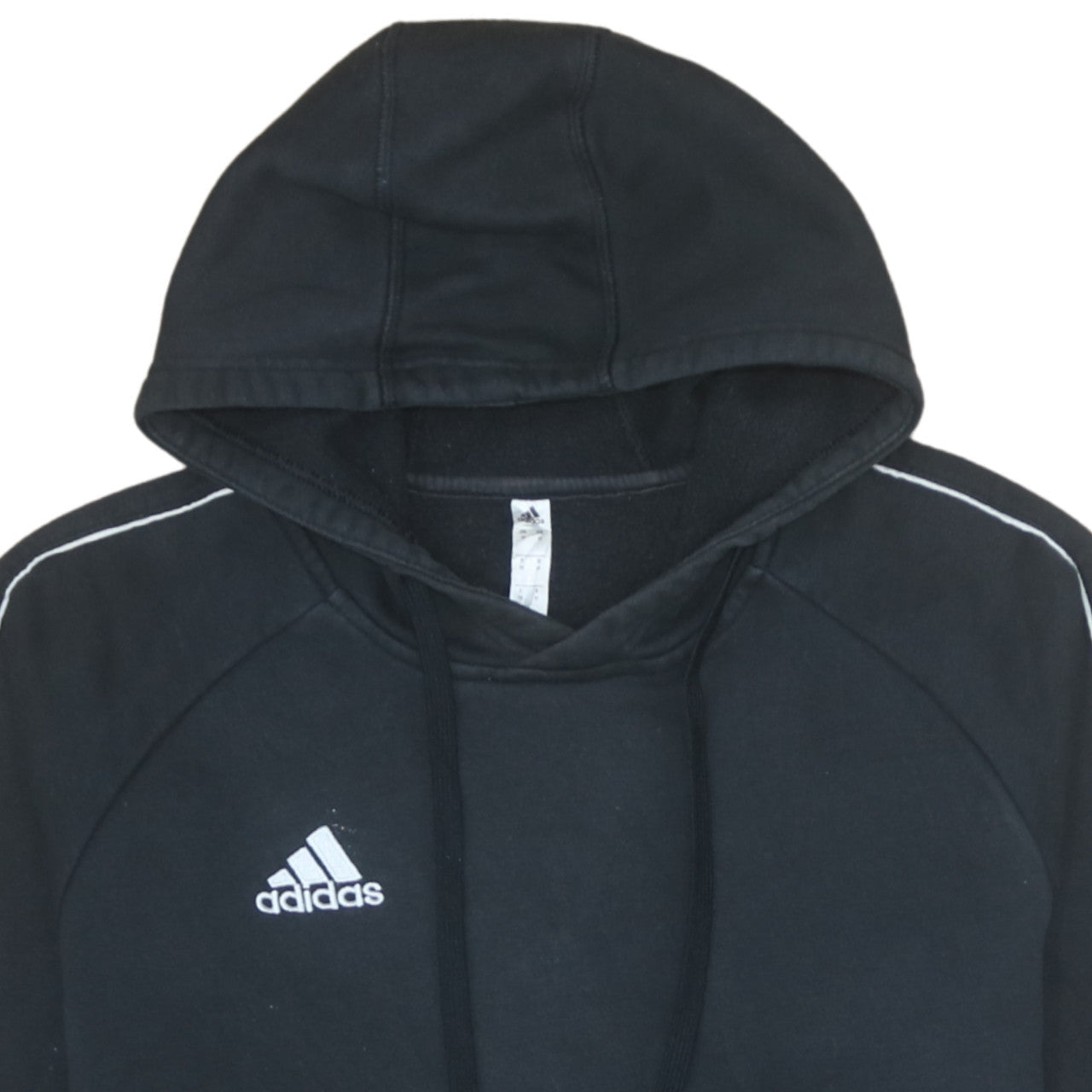 Mens UK Size M adidas Black Pullover Hoodie