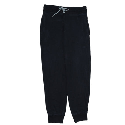 Mens UK Size S Armani Jeans Regular Fit Jogger Black Trousers