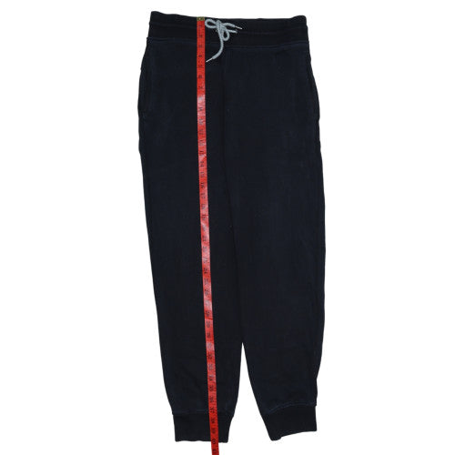 Mens UK Size S Armani Jeans Regular Fit Jogger Black Trousers