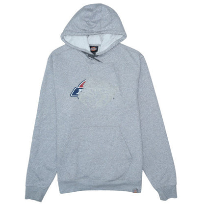 Mens UK Size L Dickies Grey Pullover Hoodie