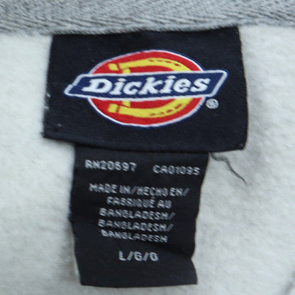 Mens UK Size L Dickies Grey Pullover Hoodie