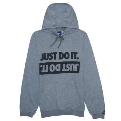 Mens UK Size XS Nike Grey Pullover Hoodie