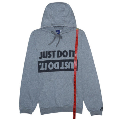 Mens UK Size XS Nike Grey Pullover Hoodie