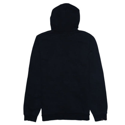 Puma Boys Black Pullover Hoodie Size 15-16 Years Fleece Logo Sweatshirt