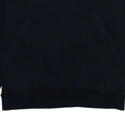Puma Boys Black Pullover Hoodie Size 15-16 Years Fleece Logo Sweatshirt