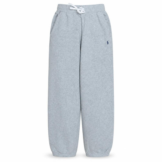 Front view of Polo Ralph Lauren boys’ grey m (10-12) jogger sweatpants